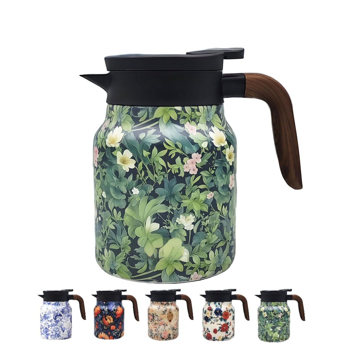 Vintage Pattern Coffee Carafes