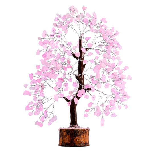 Rose Quartz Crystal Tree for Home Decor