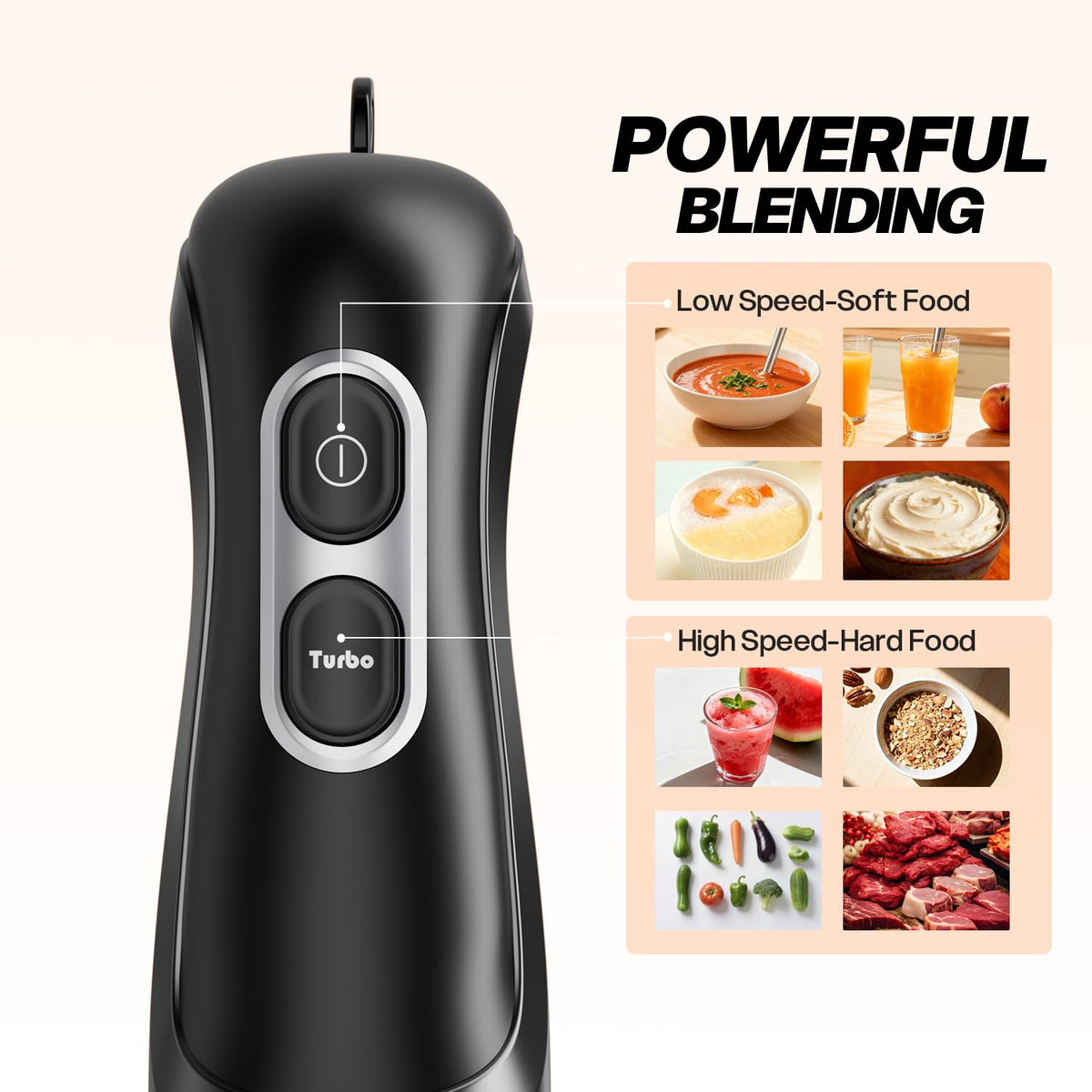 Immersion Blender Corded 400W
