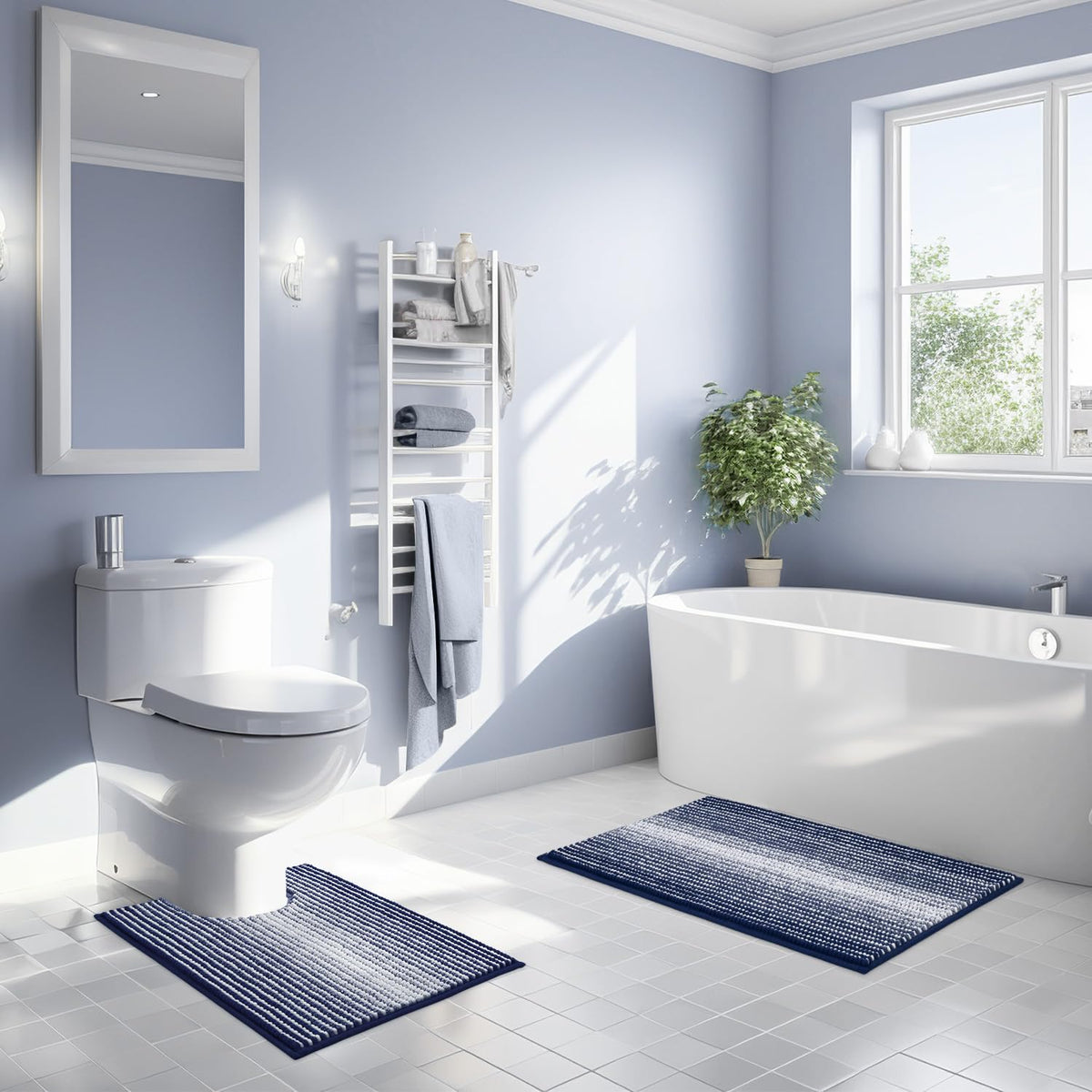 Bathroom Rugs Sets 2 Piece (2 Count)