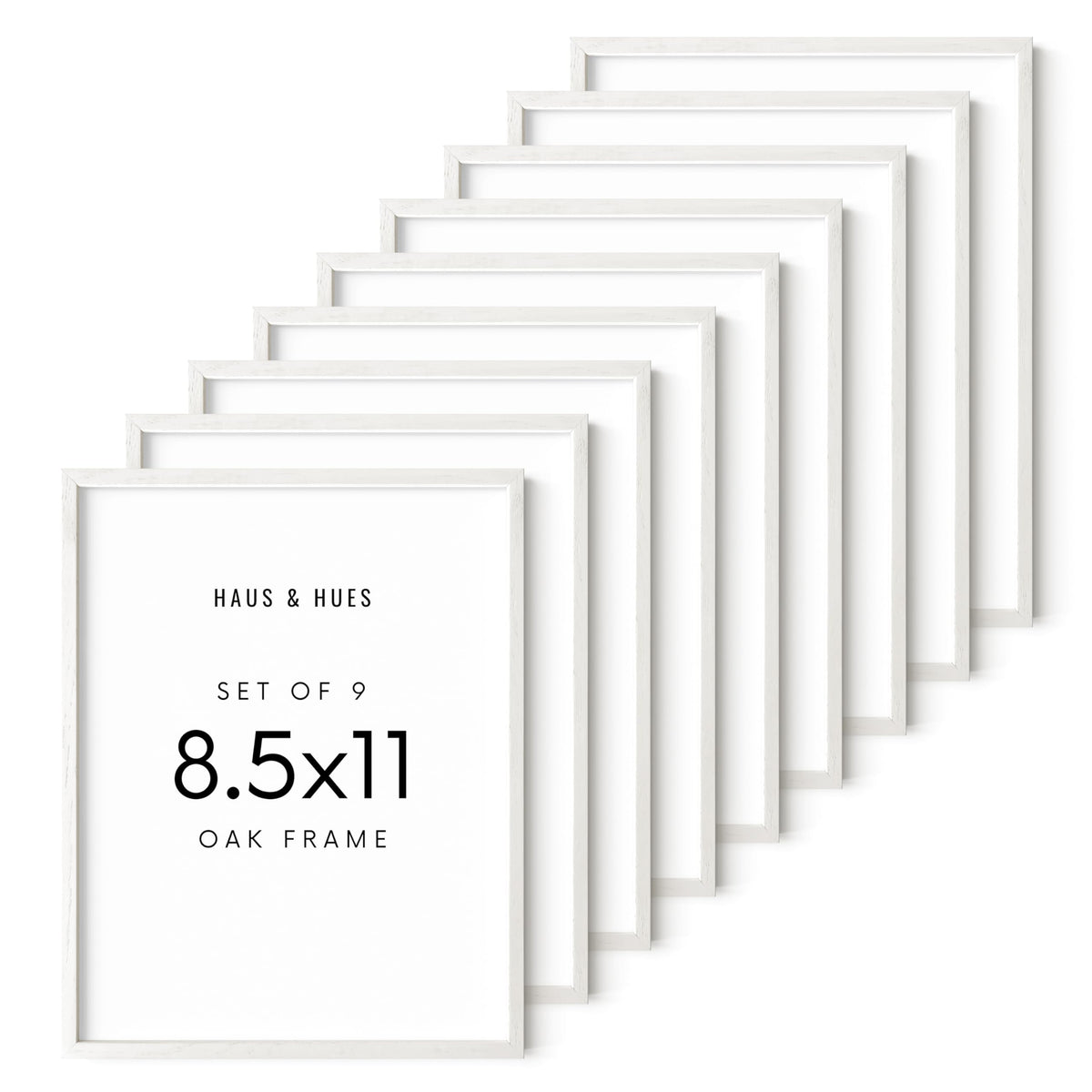 8.5 x 11 Picture Frame Set of 9 (9 Count)