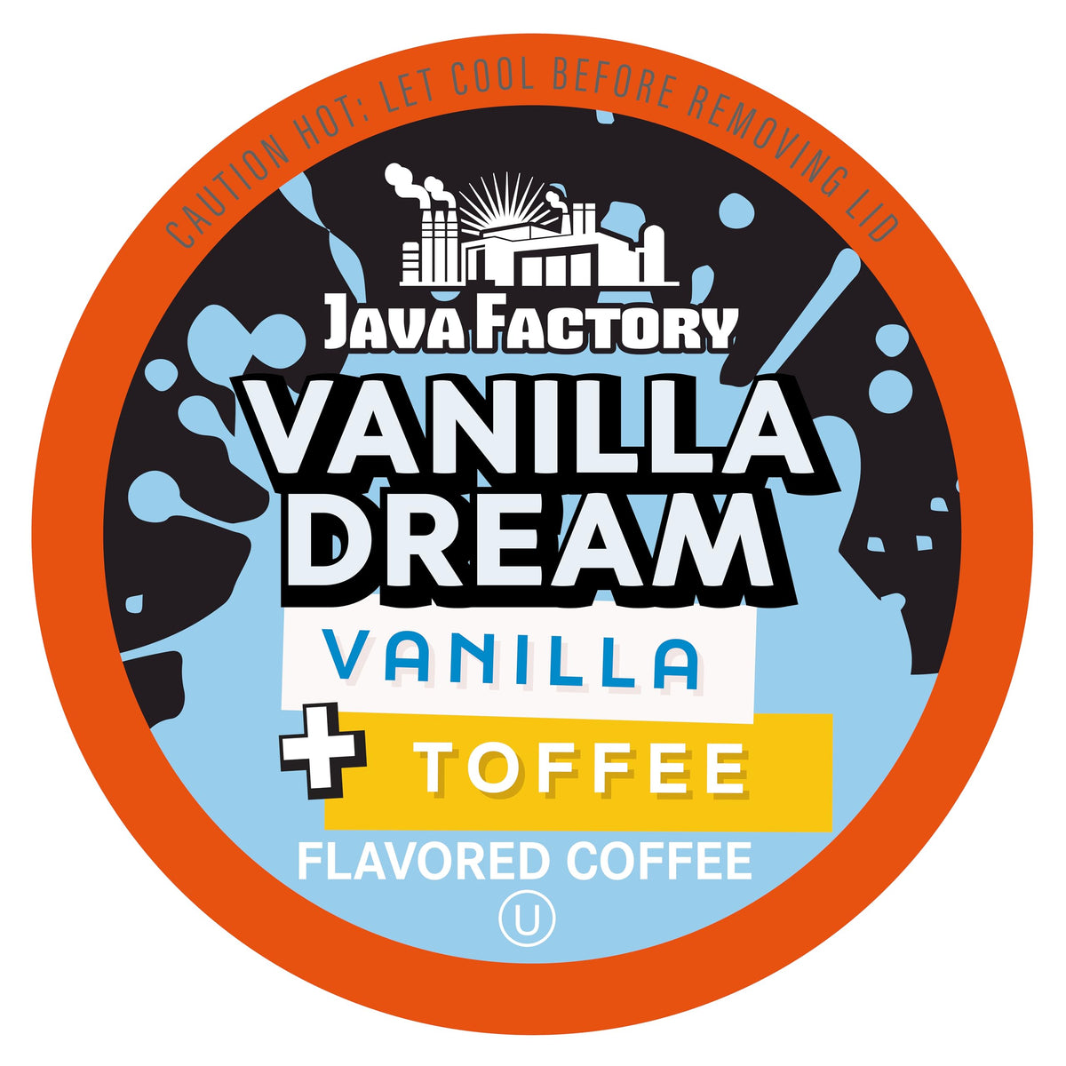 Coffee Pods Vanilla Flavored Coffee Compatible with K Cup Brewers Including 2.0 (80 Count)