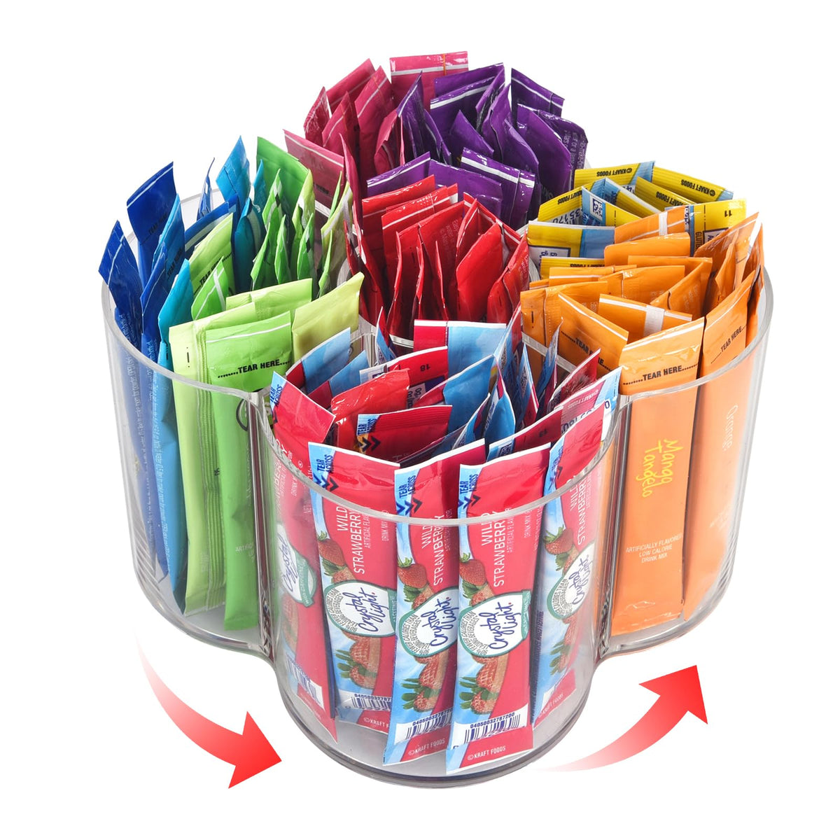 Drink Packet Organizer for Powdered Drink Mix