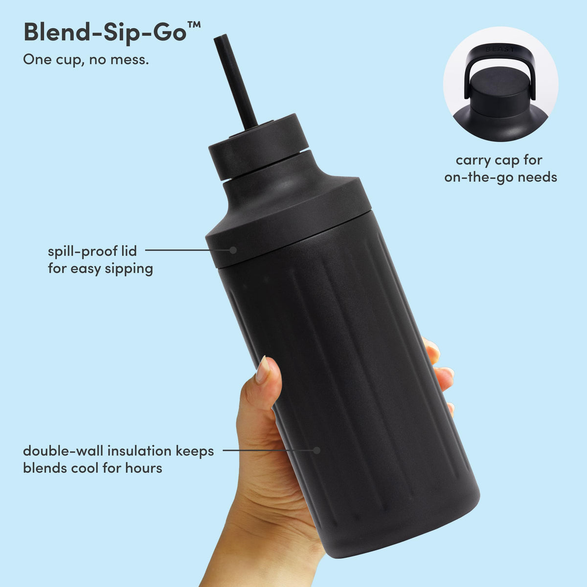 Mighty 850 Stainless Steel Personal Blender
