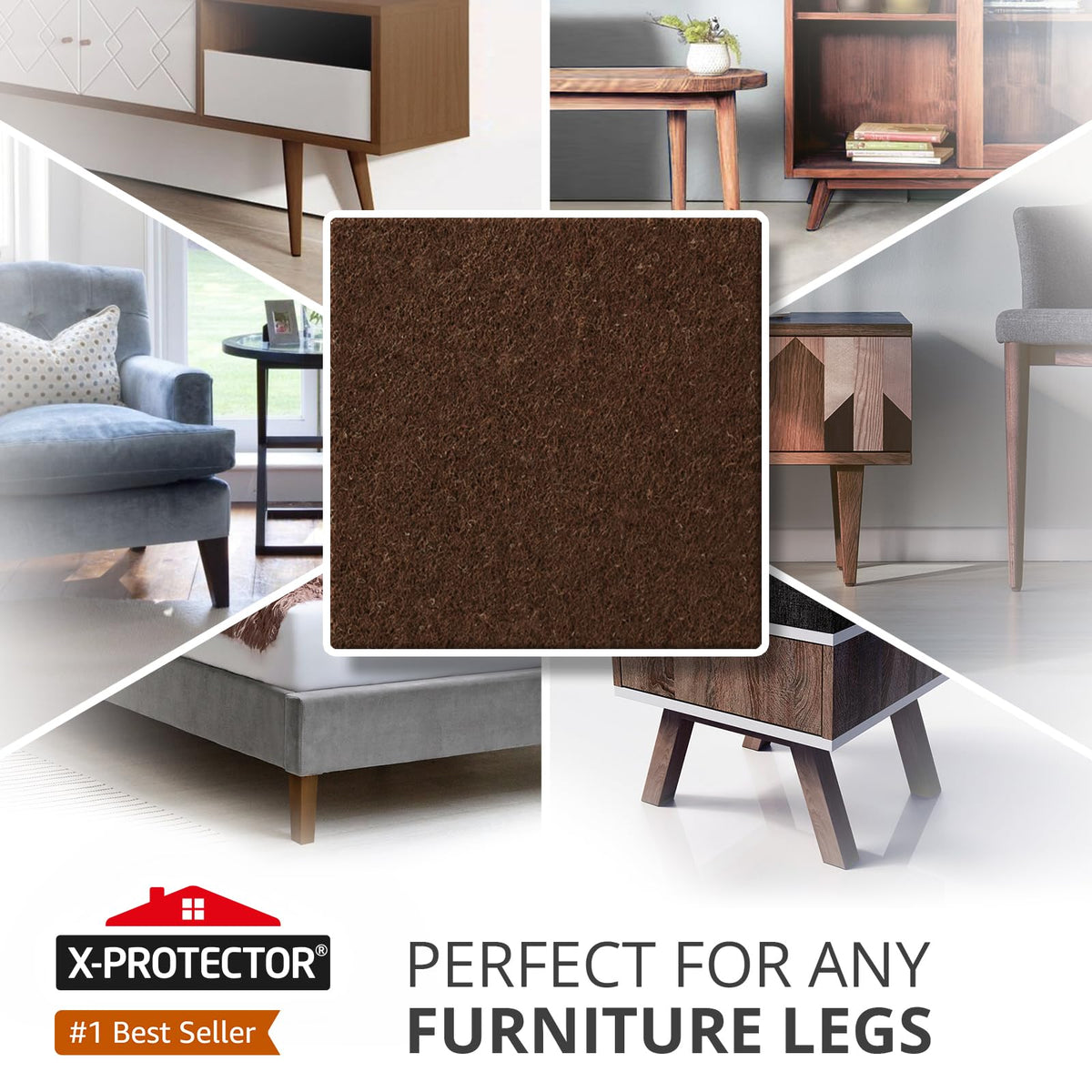 Felt Furniture Pads (12 Count)
