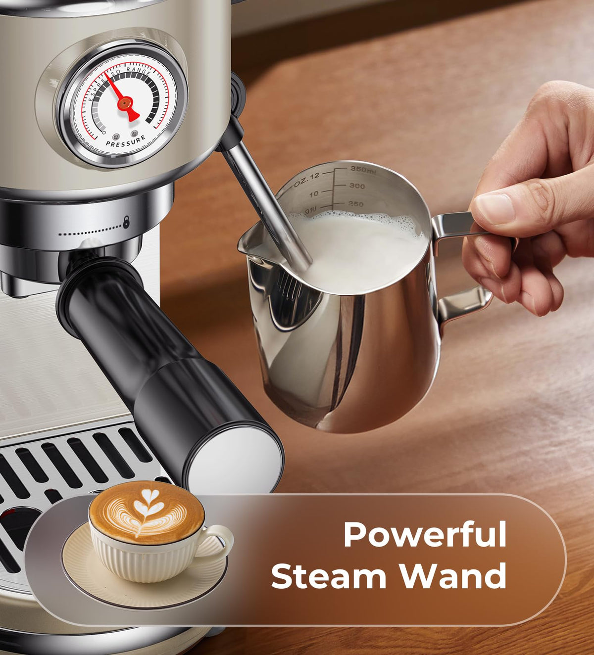 Espresso Machine with Milk Frother