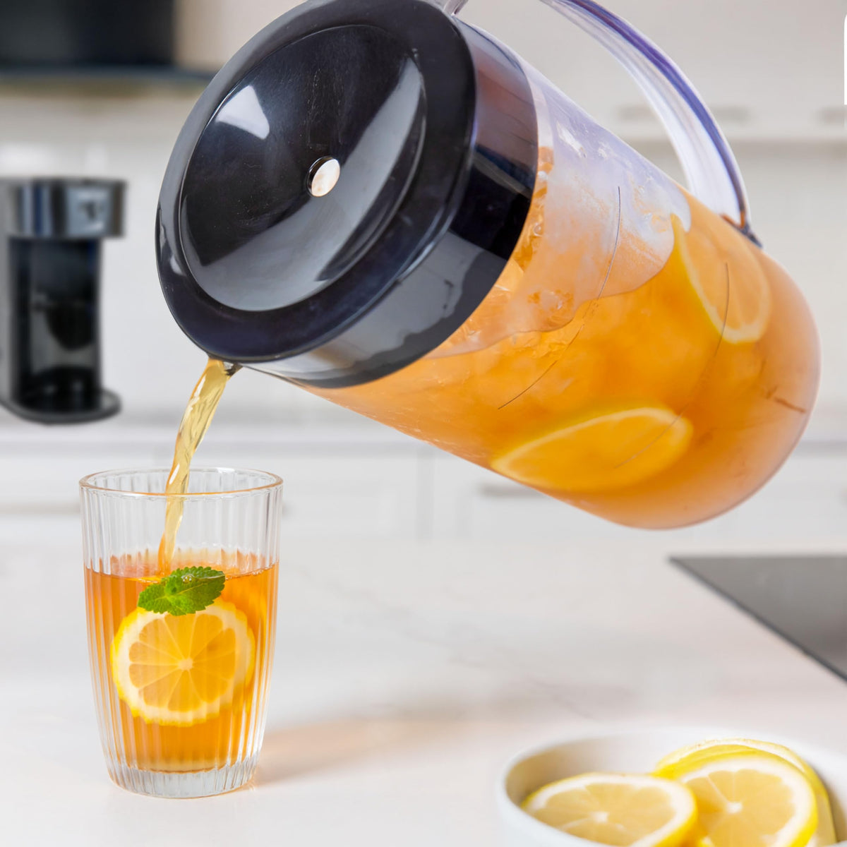 3 Quart Iced Coffee and Tea Maker with Filter Basket