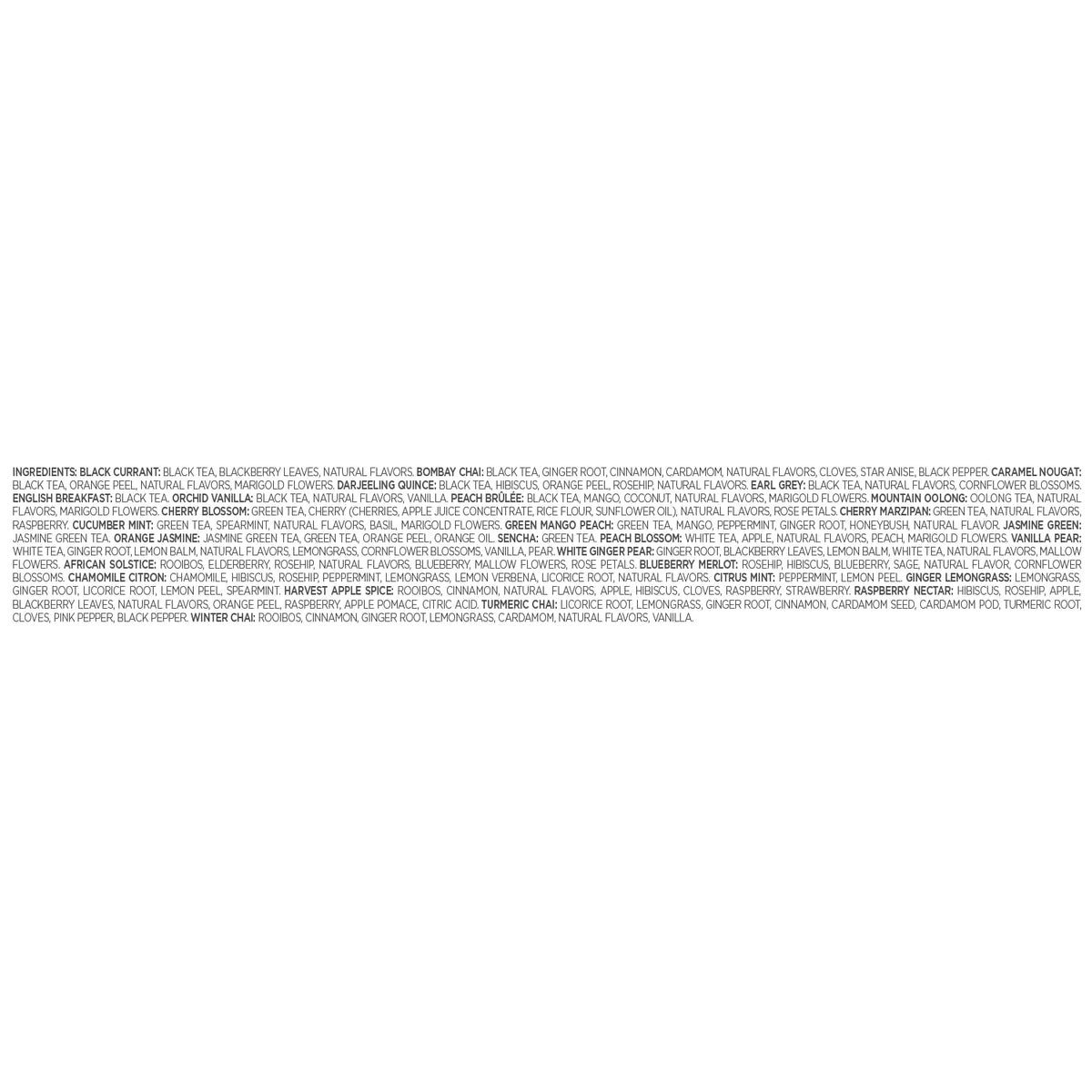 Single Steeps Tea Sampler (28 Count)