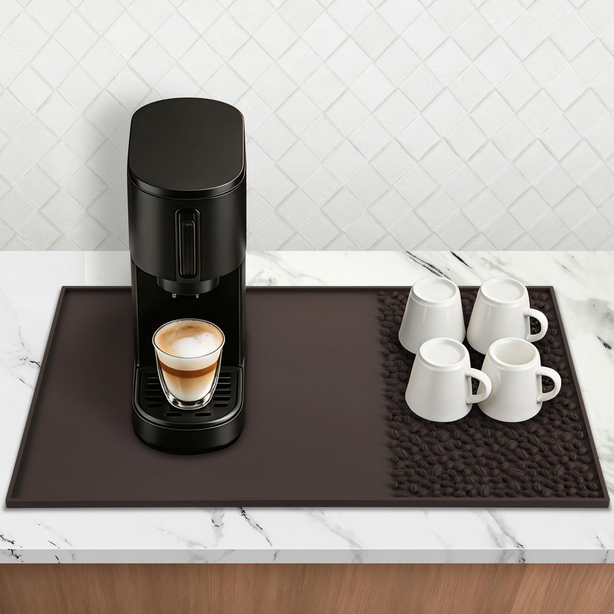 25"x17" Coffee machine Mat Large