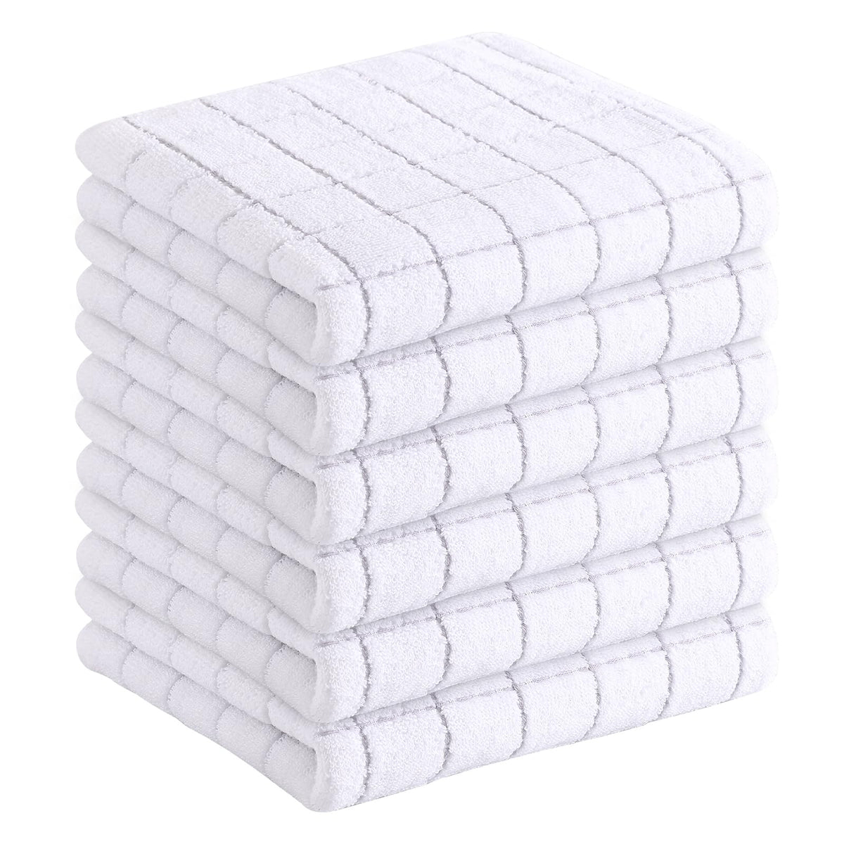 100% Cotton Terry Kitchen Towels (6 Count)