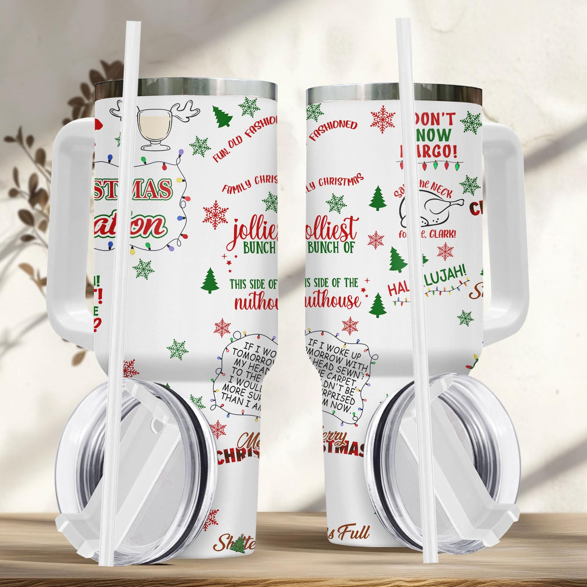 Movie Funny 40 oz Tumbler with Handle