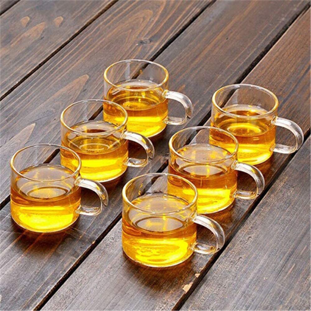 Heat resistant Kungfu Glass Tea Set with Heater Attract Water Diversion Rotating Cover Bowl Lazy Semi