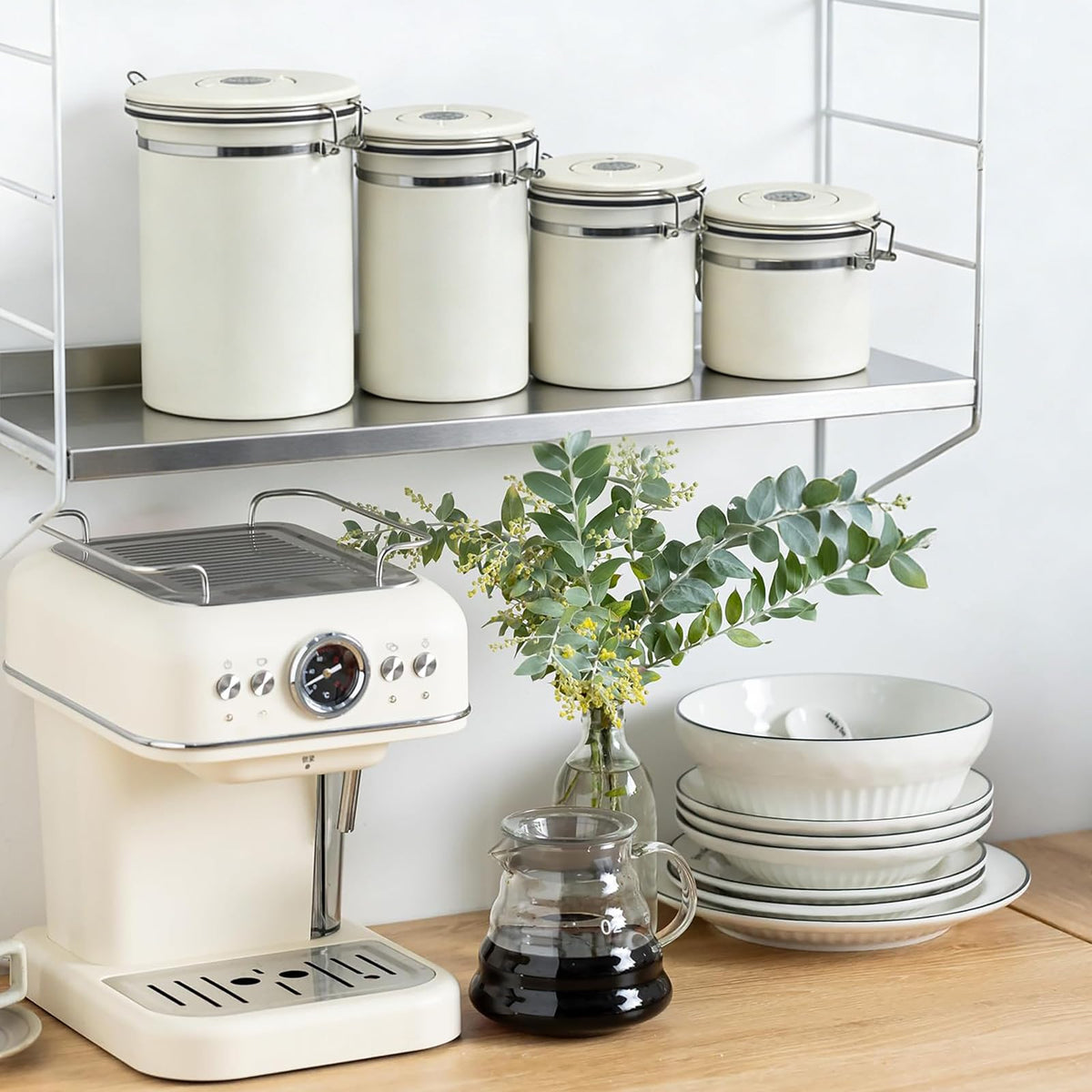 2.8L Airtight Vacuum Coffee Canister