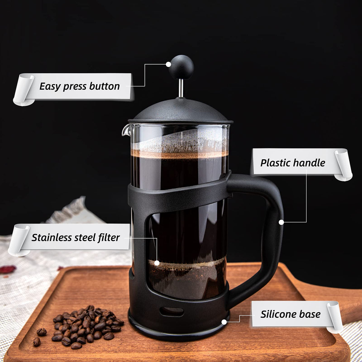 Mini French Press Coffee Maker