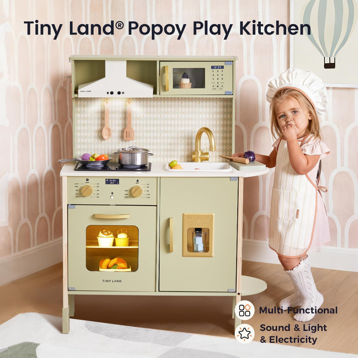 Play Kitchen for Kids (18 Count)