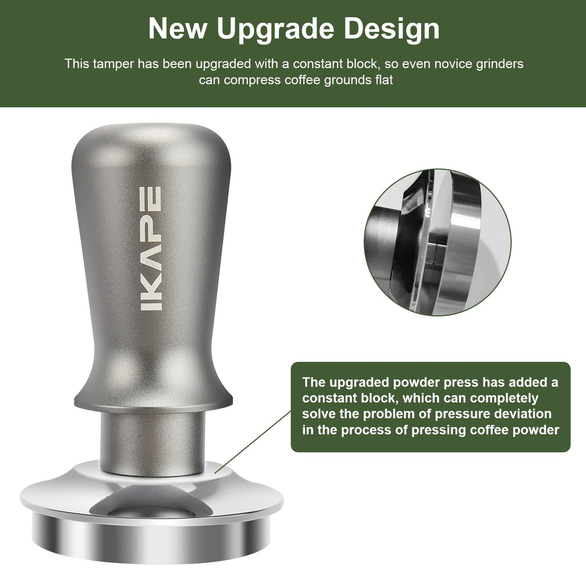 58.5mm Espresso Tamper