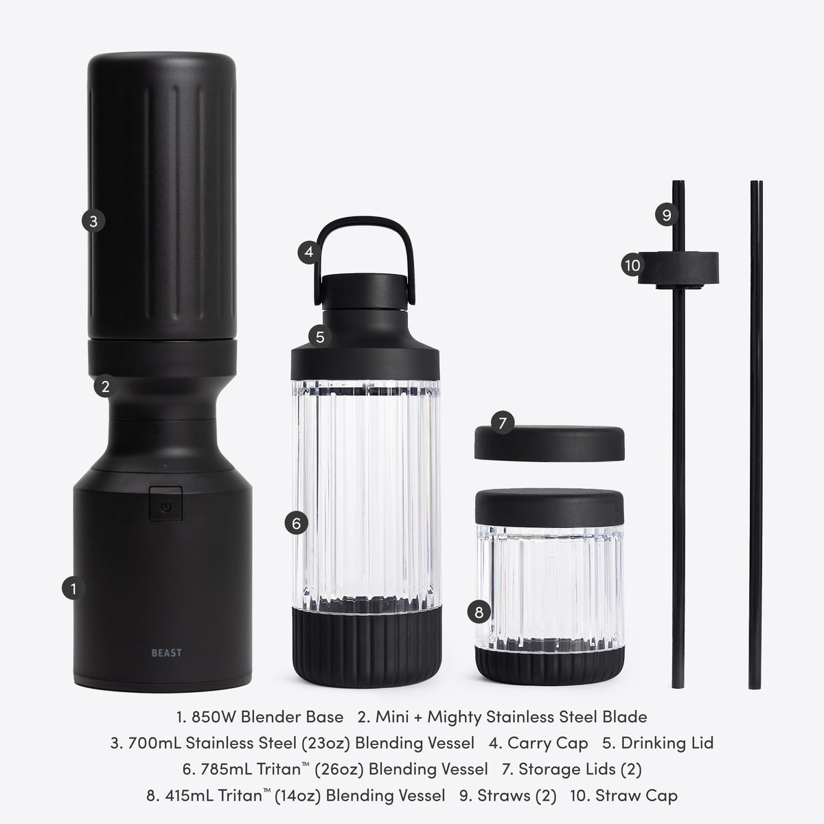 Mighty 850 Stainless Steel Personal Blender