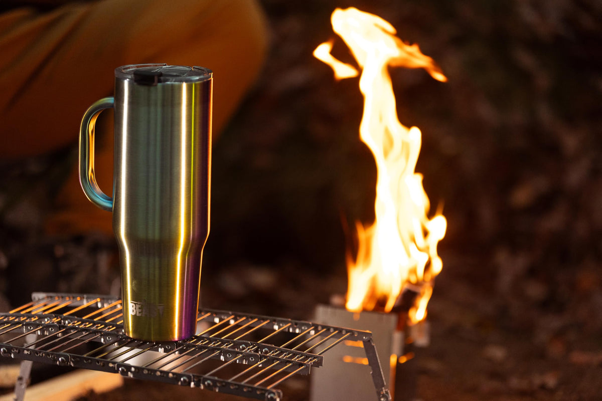 Beast 50 oz Tumbler with Handle Stainless Steel Vacuum Insulated Coffee Ice Cup Double Wall Travel Flask