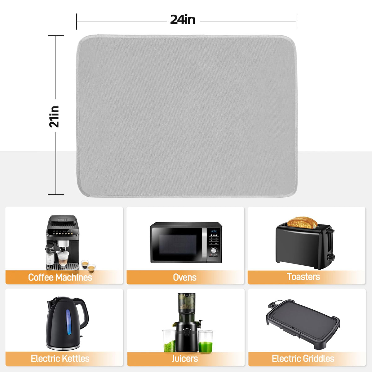 Heat Resistant Mats for Air Fryer on Countertop