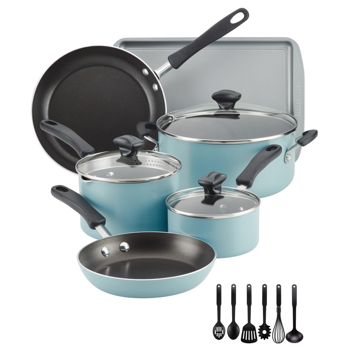 Cookstart Aluminum DiamondMax Nonstick Cookware Set