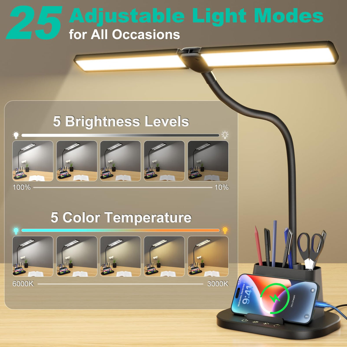 Desk Lamp with USB