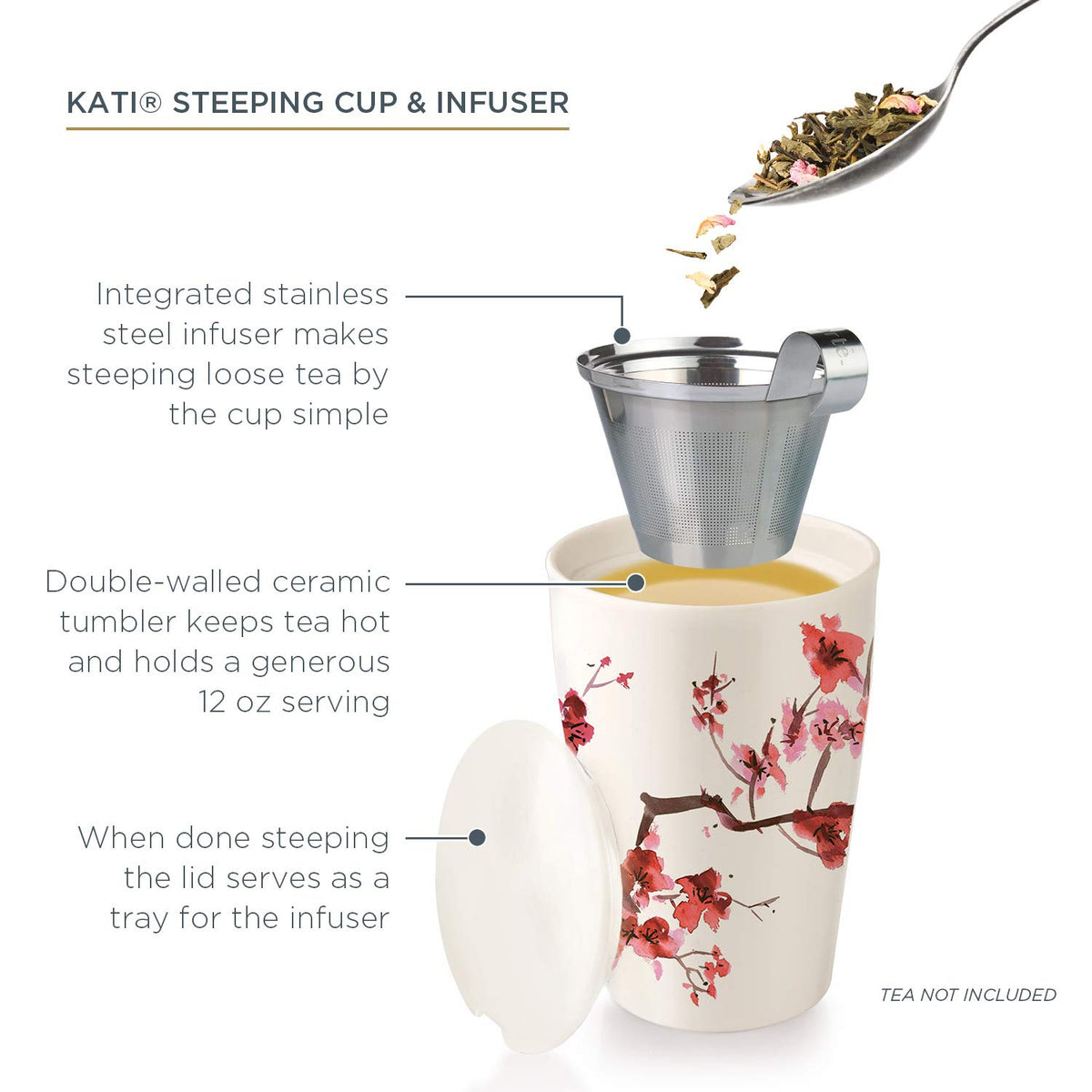 Double Walled Ceramic Kati Cup