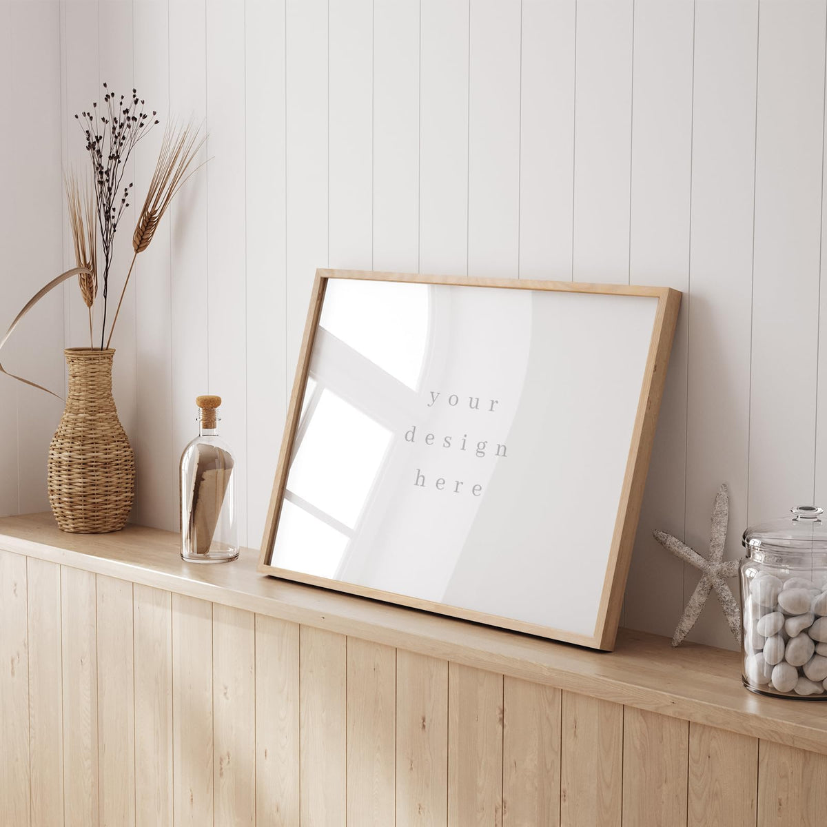 16x24 Solid Oak Wood Picture Frames (3 Count)