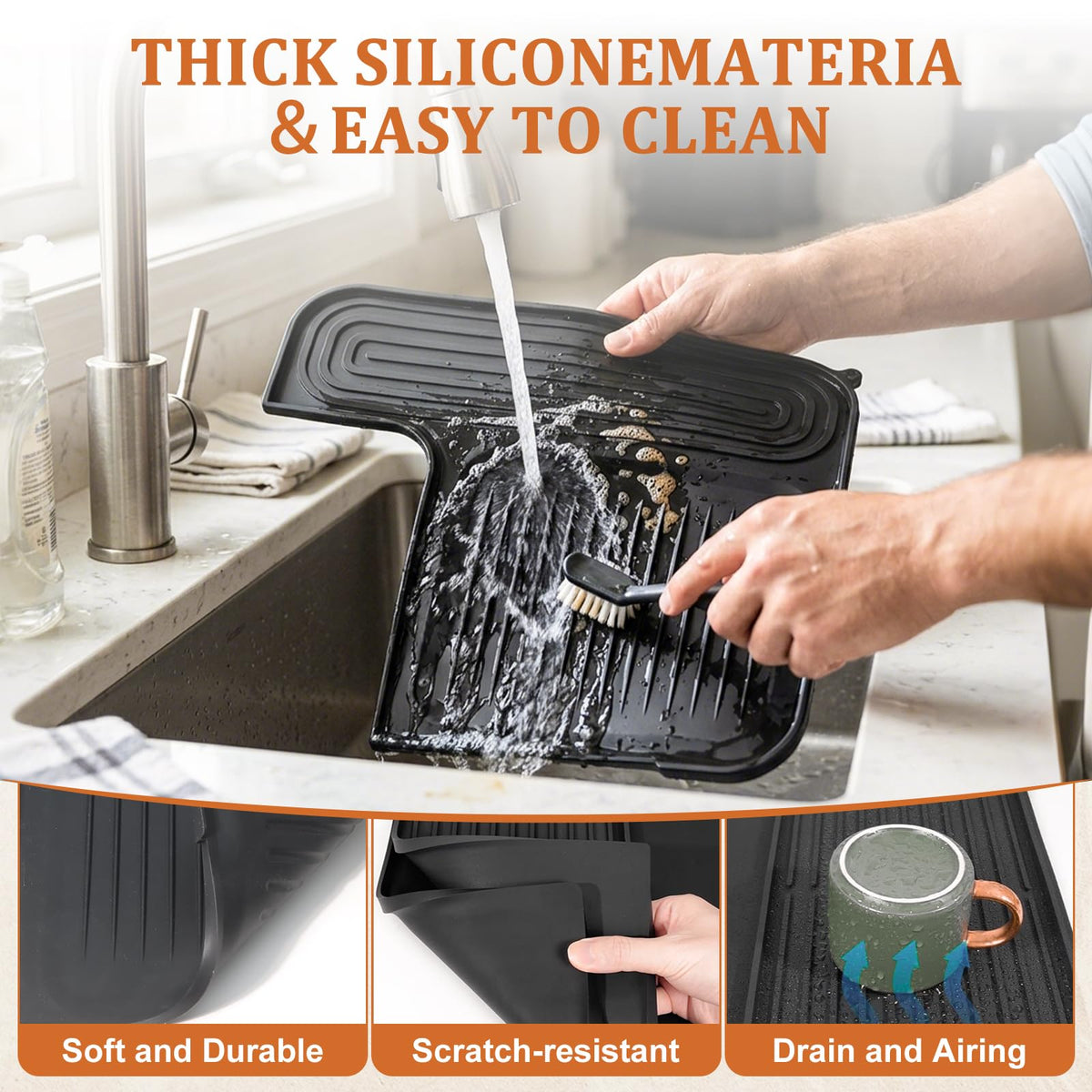 Silicone Top Mat Set & Tamper Base for Ninja ES601