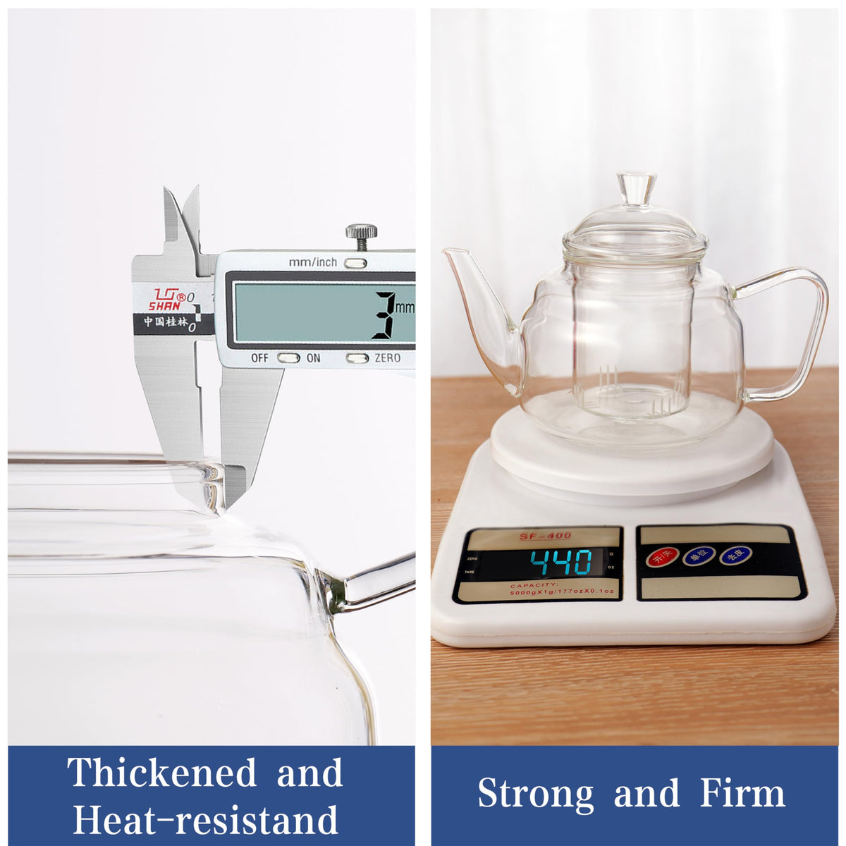 Glass Teapot with Removable Infuser