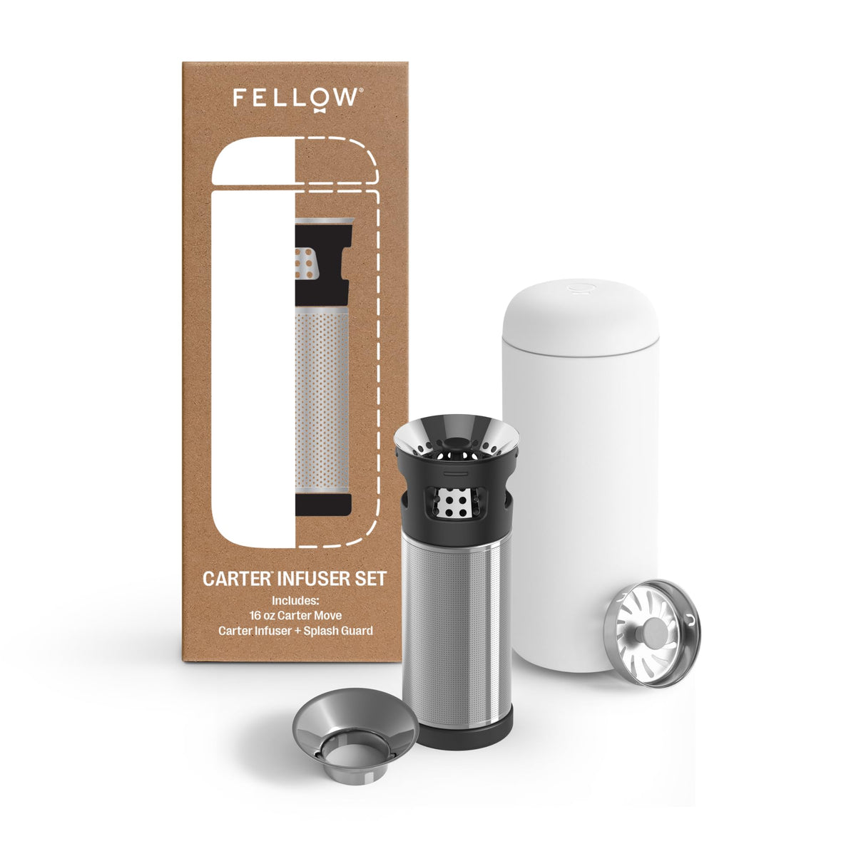 Carter Tea + Cold Brew Infuser & Carter Move 16 oz Tumbler Set
