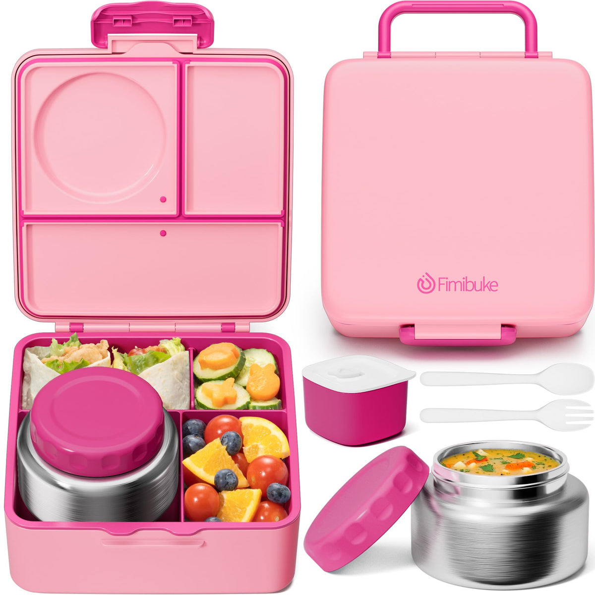 Bento Box for Kids Adults (3 or 4 Count)