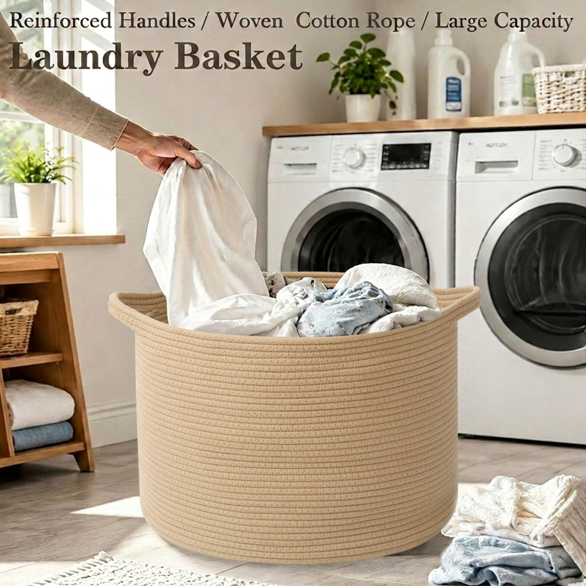 90L Extra Large Blanket Basket