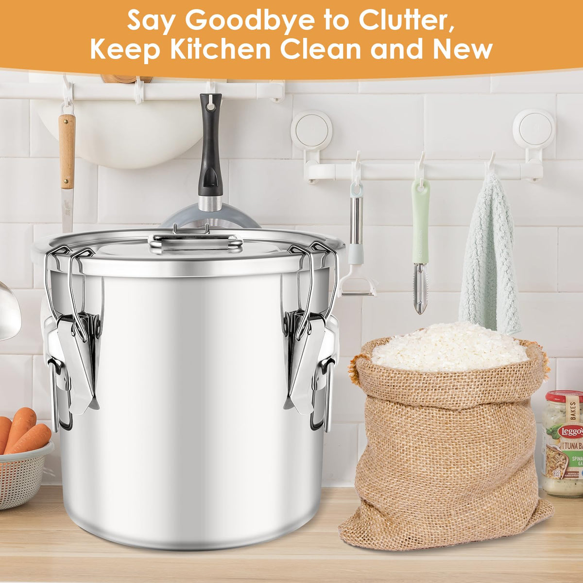 304 Stainless Steel Food Containers with Lids
