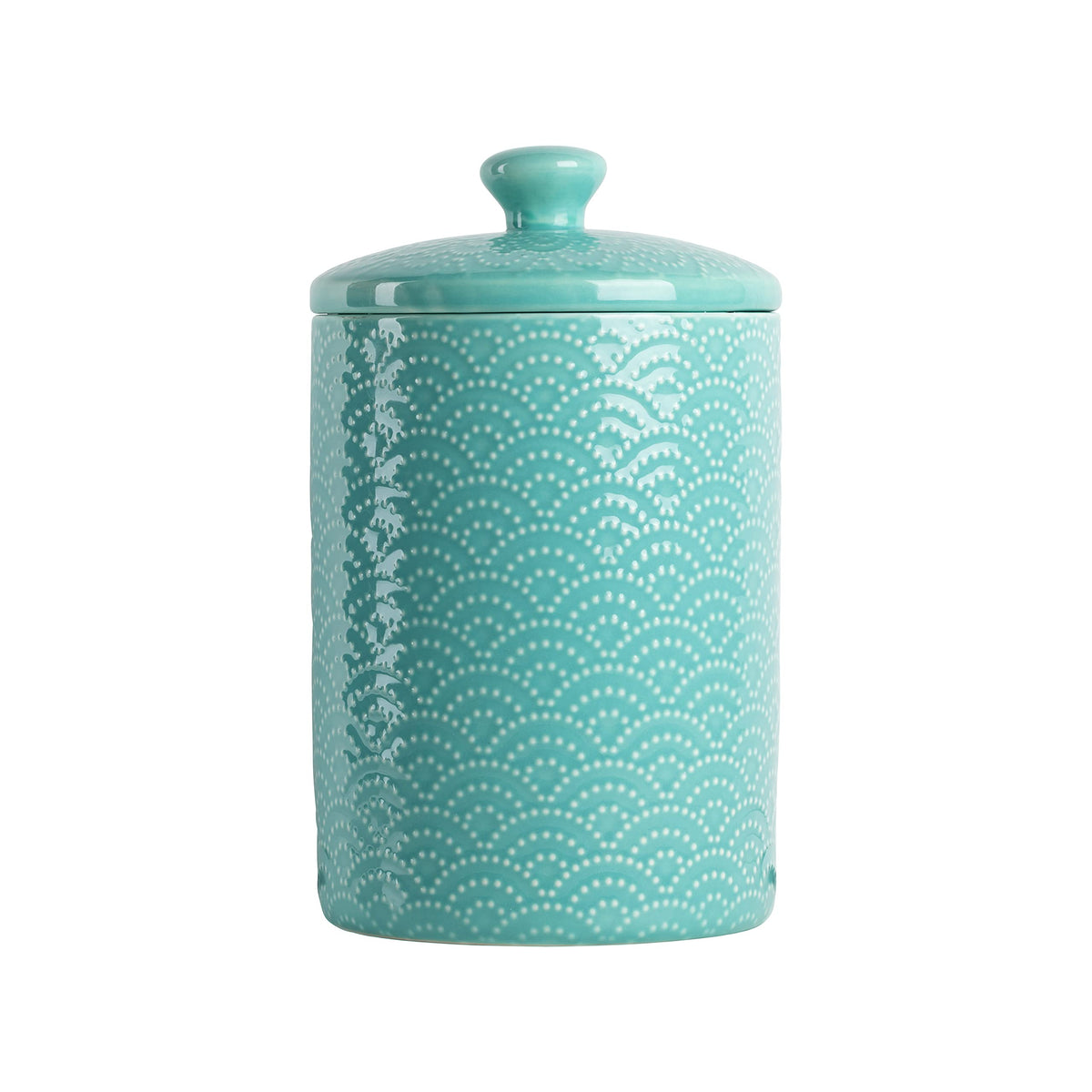 Embossed Ceramic Kitchen Canister Set (3 Count)
