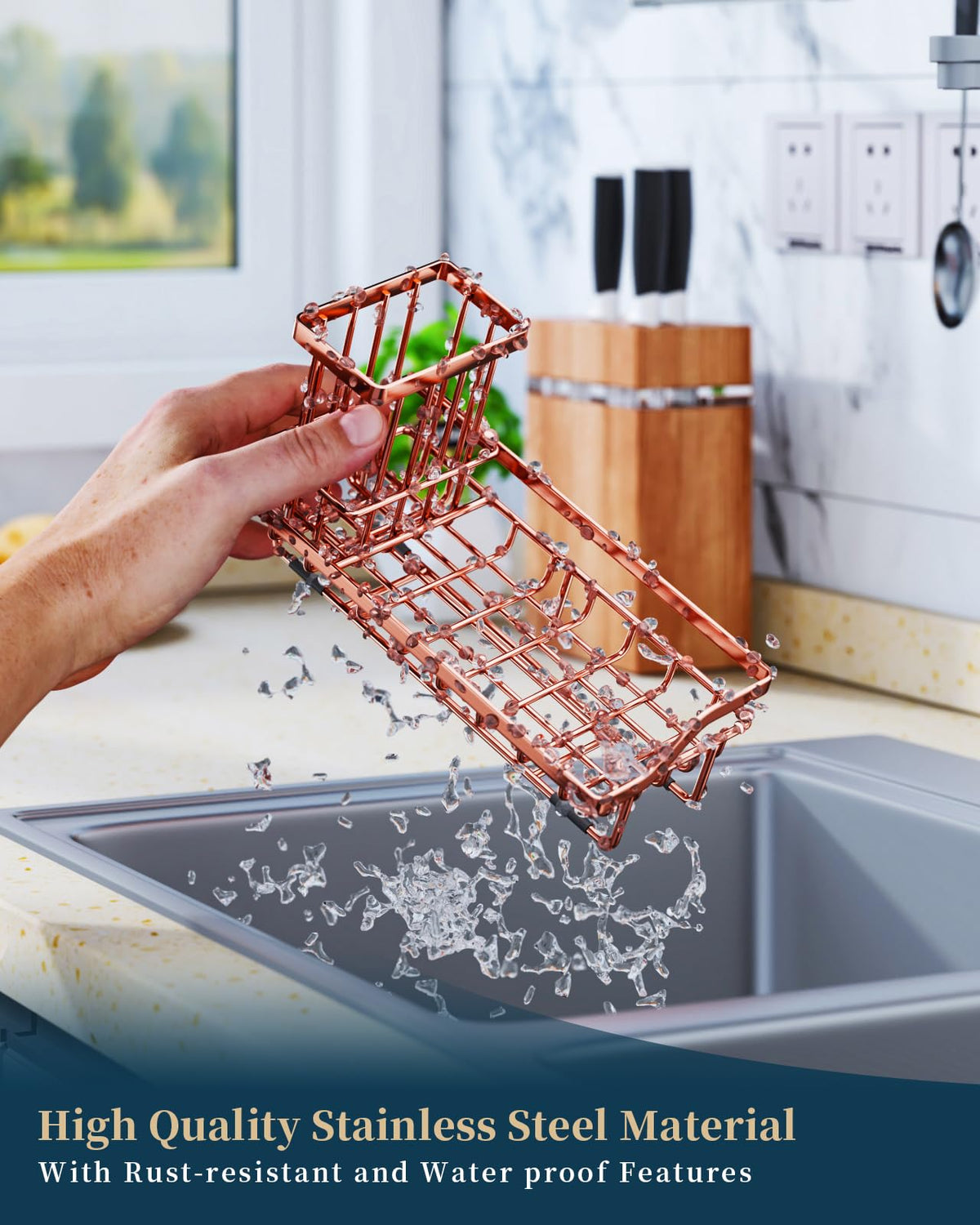 Sponge Holder for Kitchen Sink