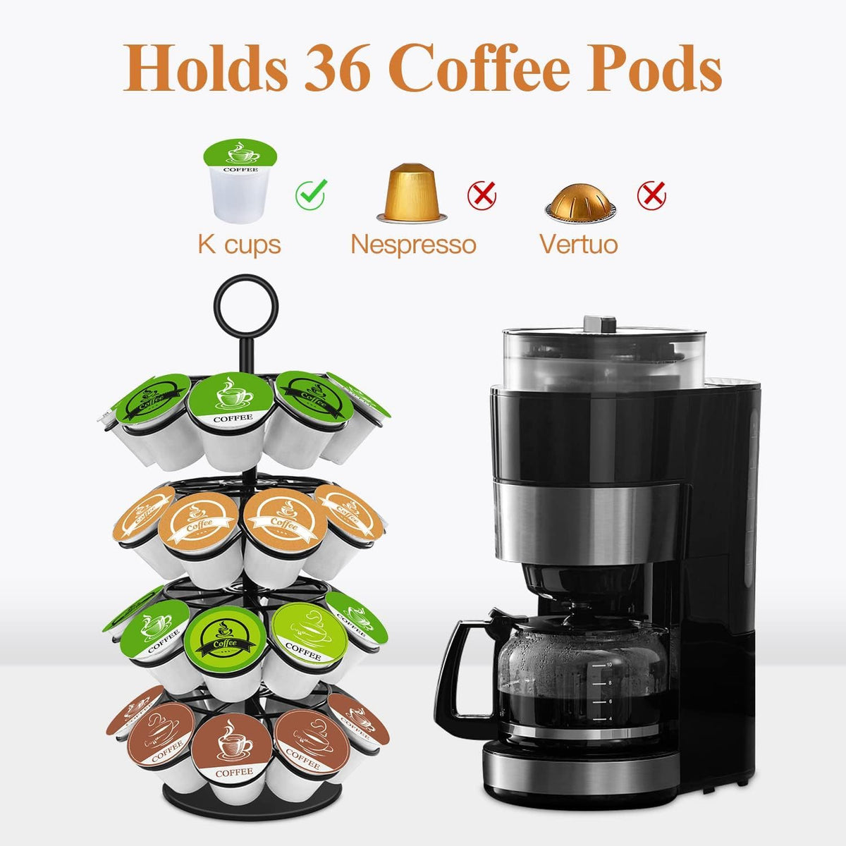 Coffee Pod Holder (36 Count)