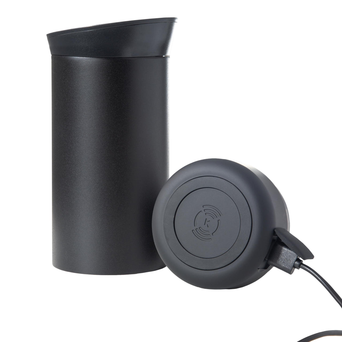 Professional Series Smart Coffee Mug 12oz Temperature Control Beverage Warmer with Wireless Fast Charging Technology USB