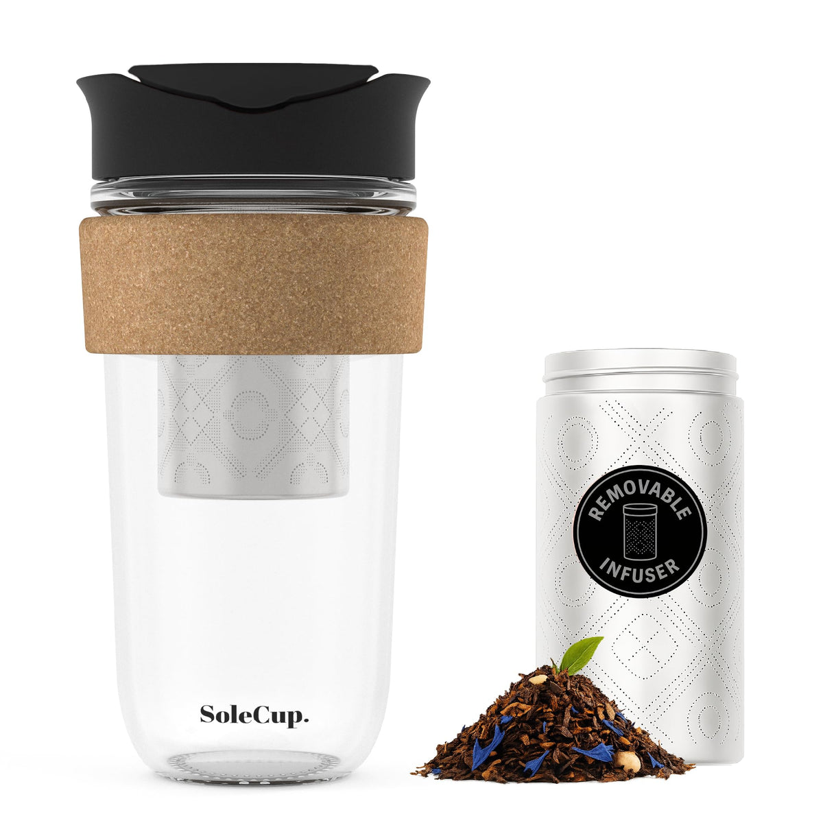 Large Travel Mug Loose Tea Infuser