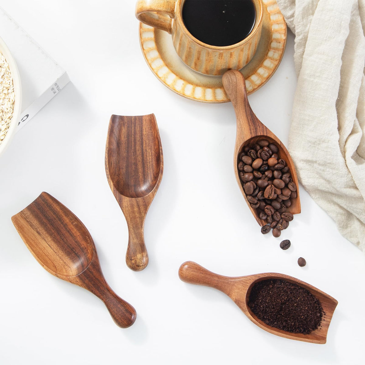 Big Wood Coffee Scoops (4 Count)