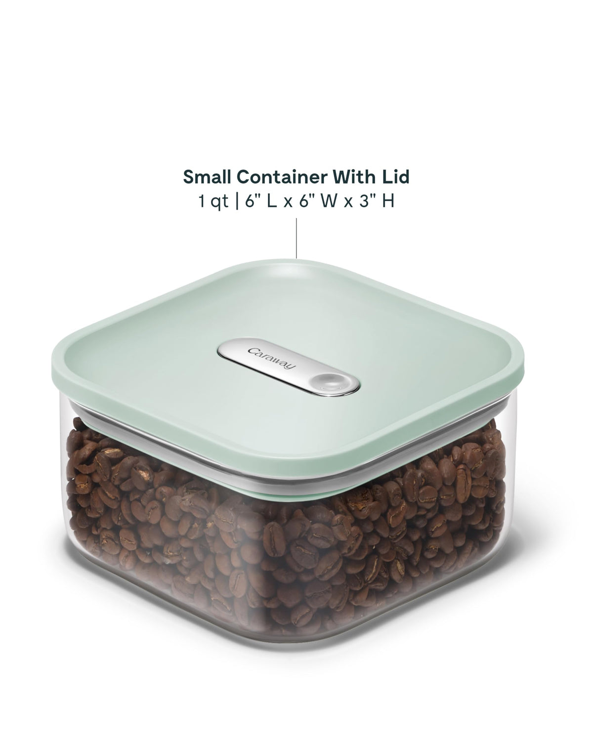1 qt Glass Airtight Food Storage Containers with Lids (2 Count)