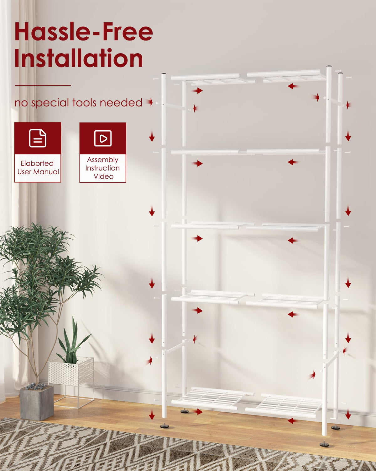 Storage Shelves (5 Count)