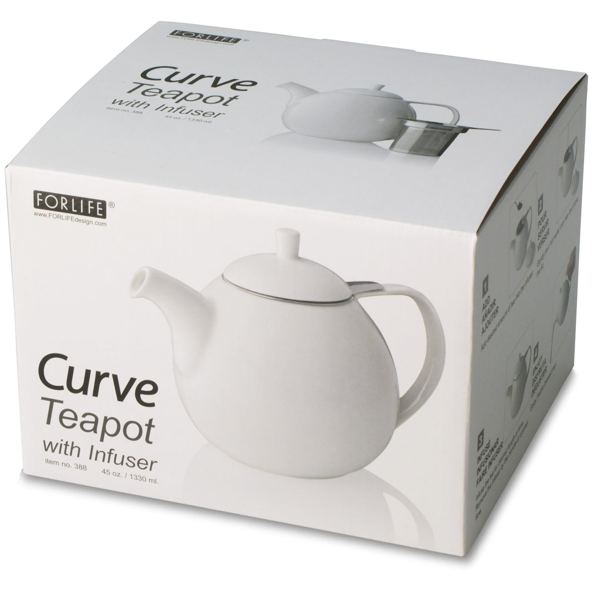 Curve Teapot with Infuser