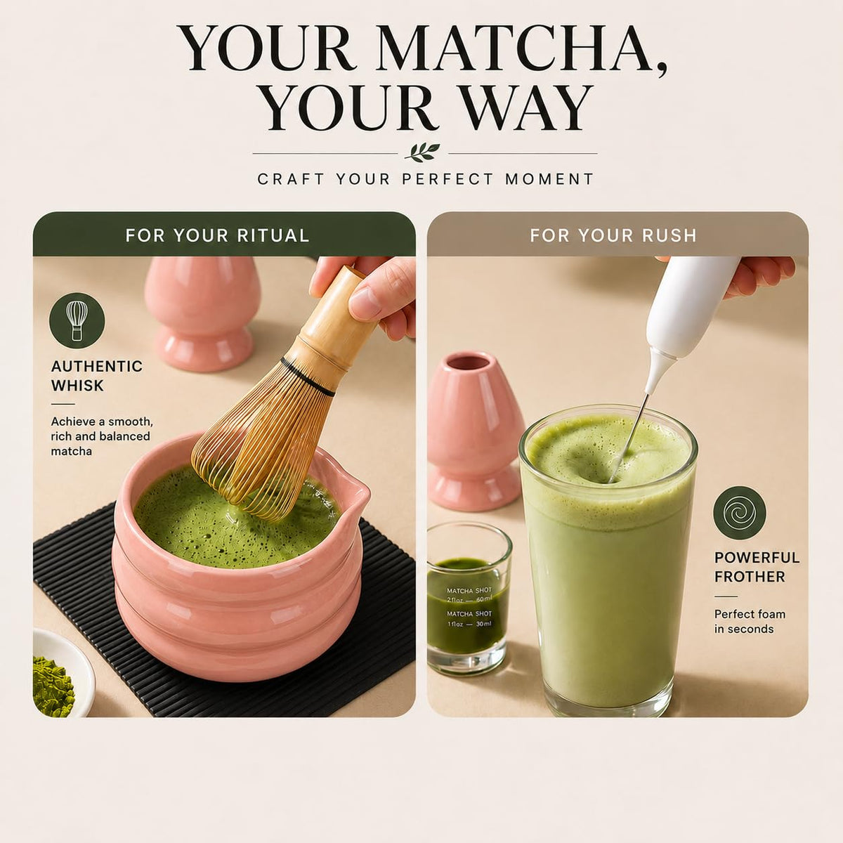 MATCHA WHISK SET PREMIUM 11pcs (11 Count)
