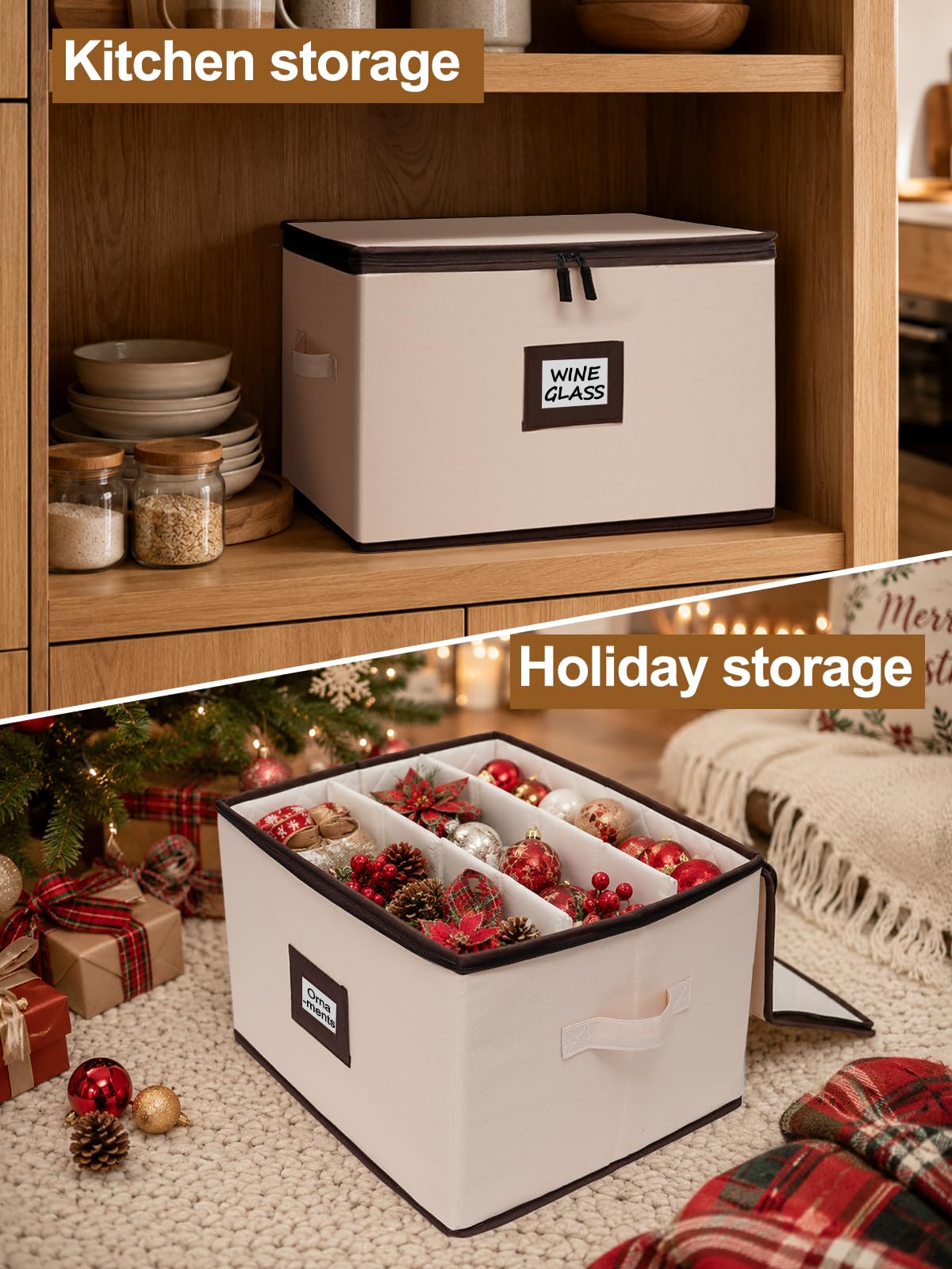 Wine Glass Storage Box (2 Count)