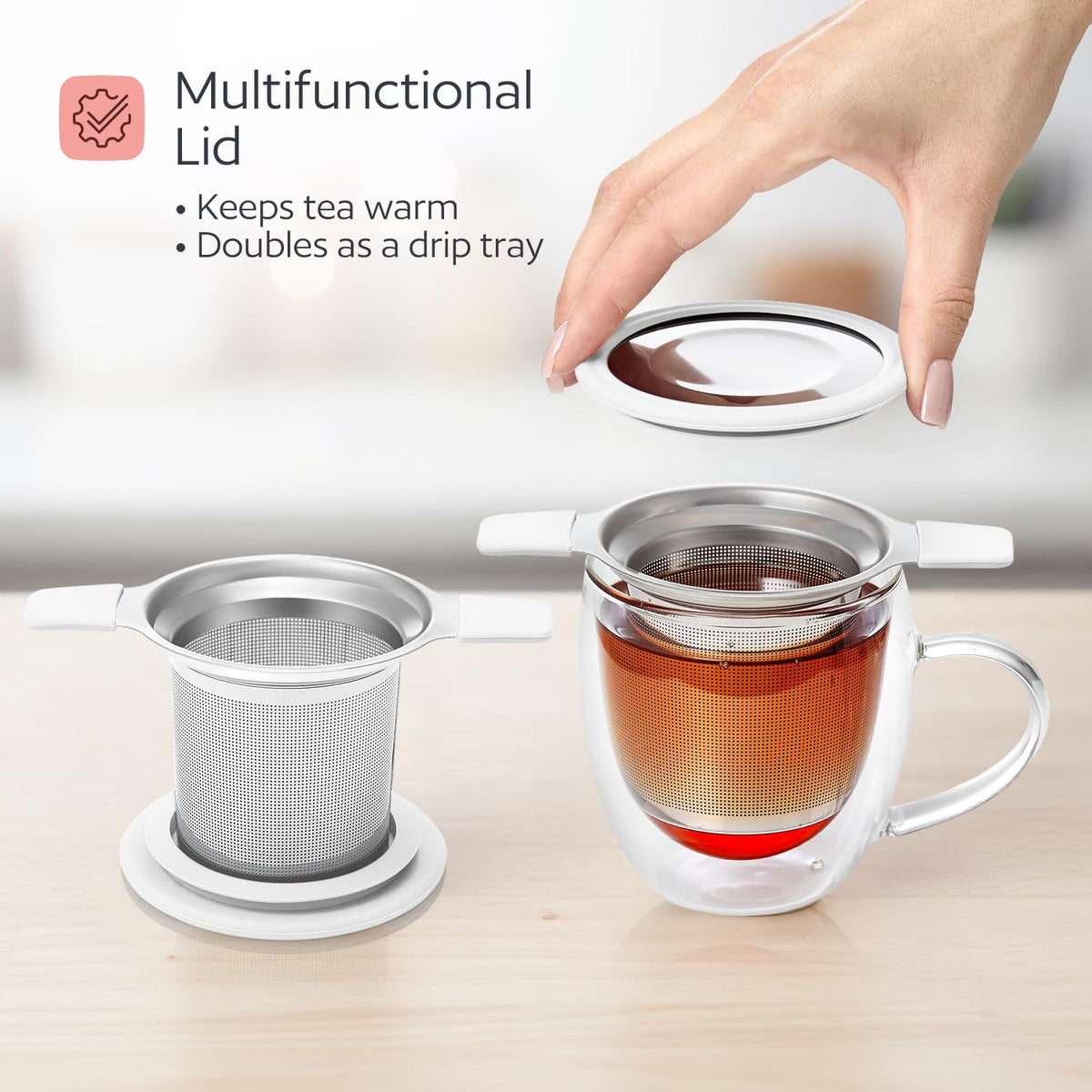 Stainless Steel Tea Infuser for Loose Leaf Tea