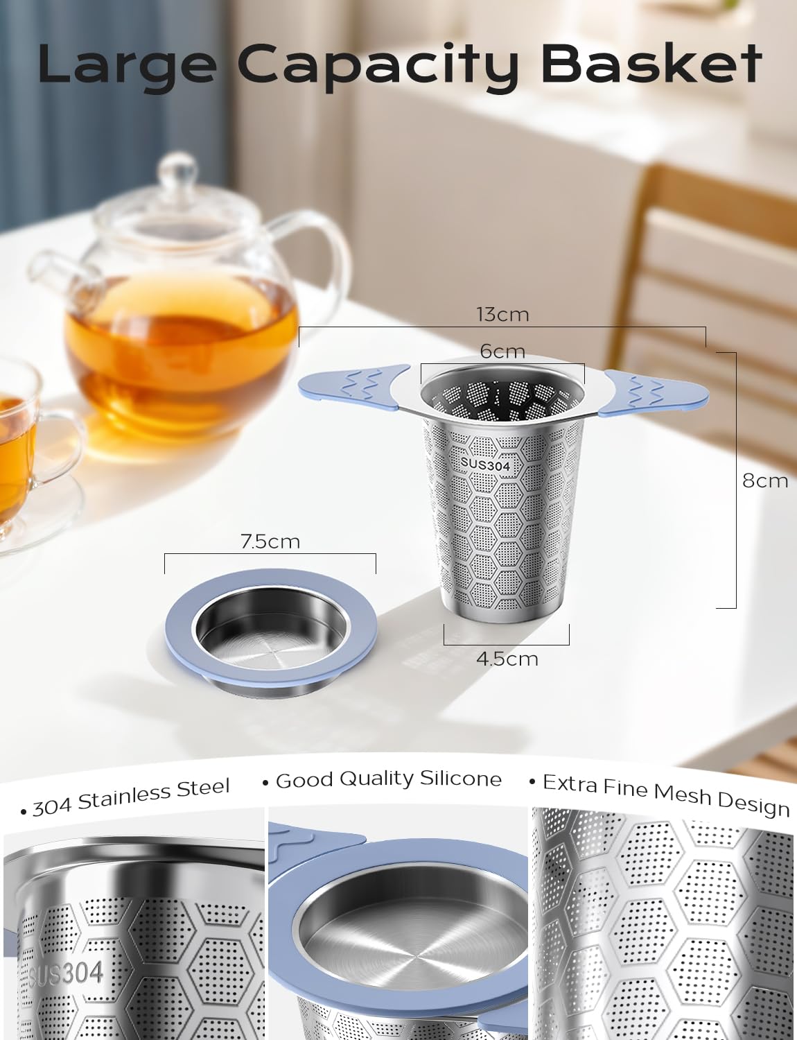 Tea Infuser for Loose Leaf Tea