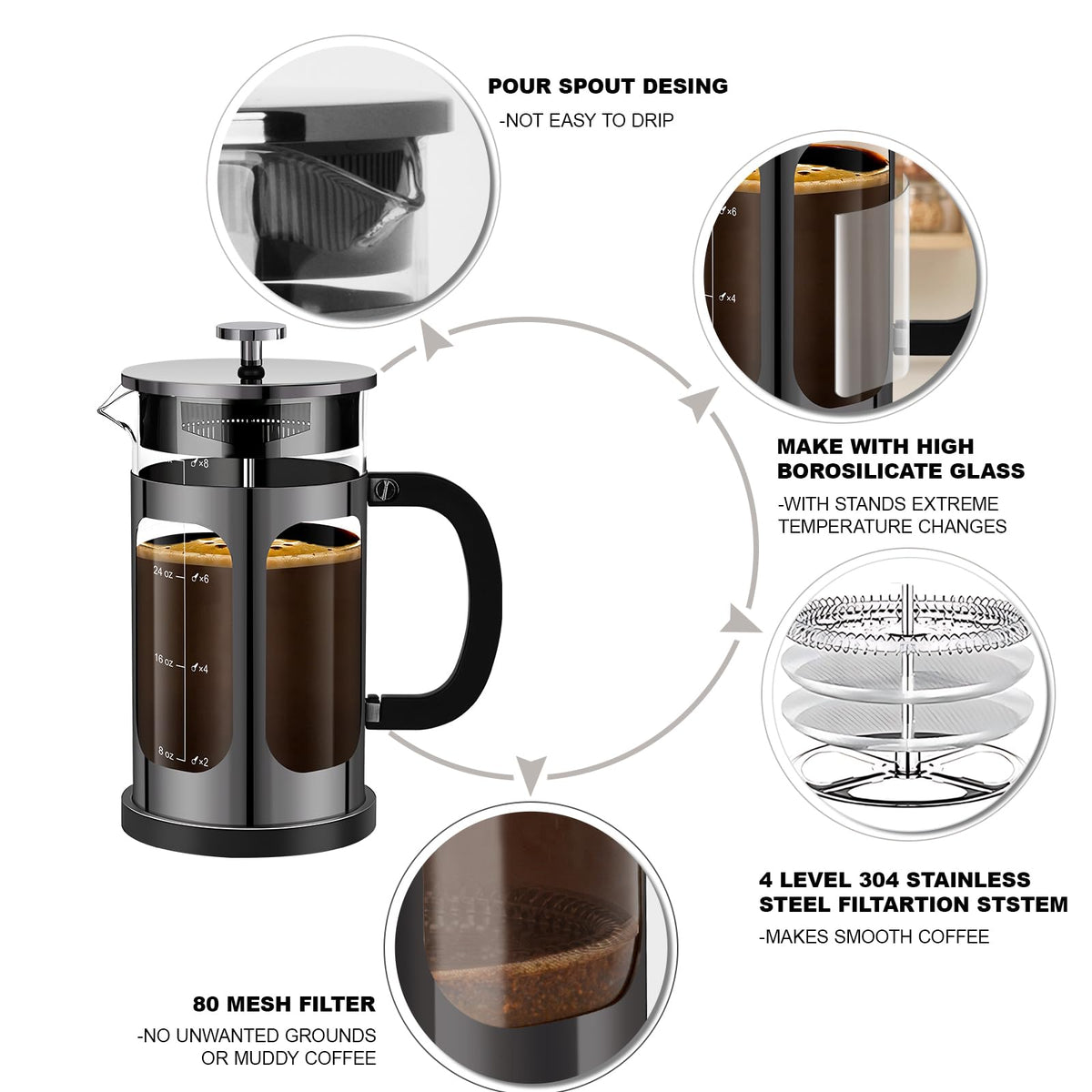 French Press Coffee Maker