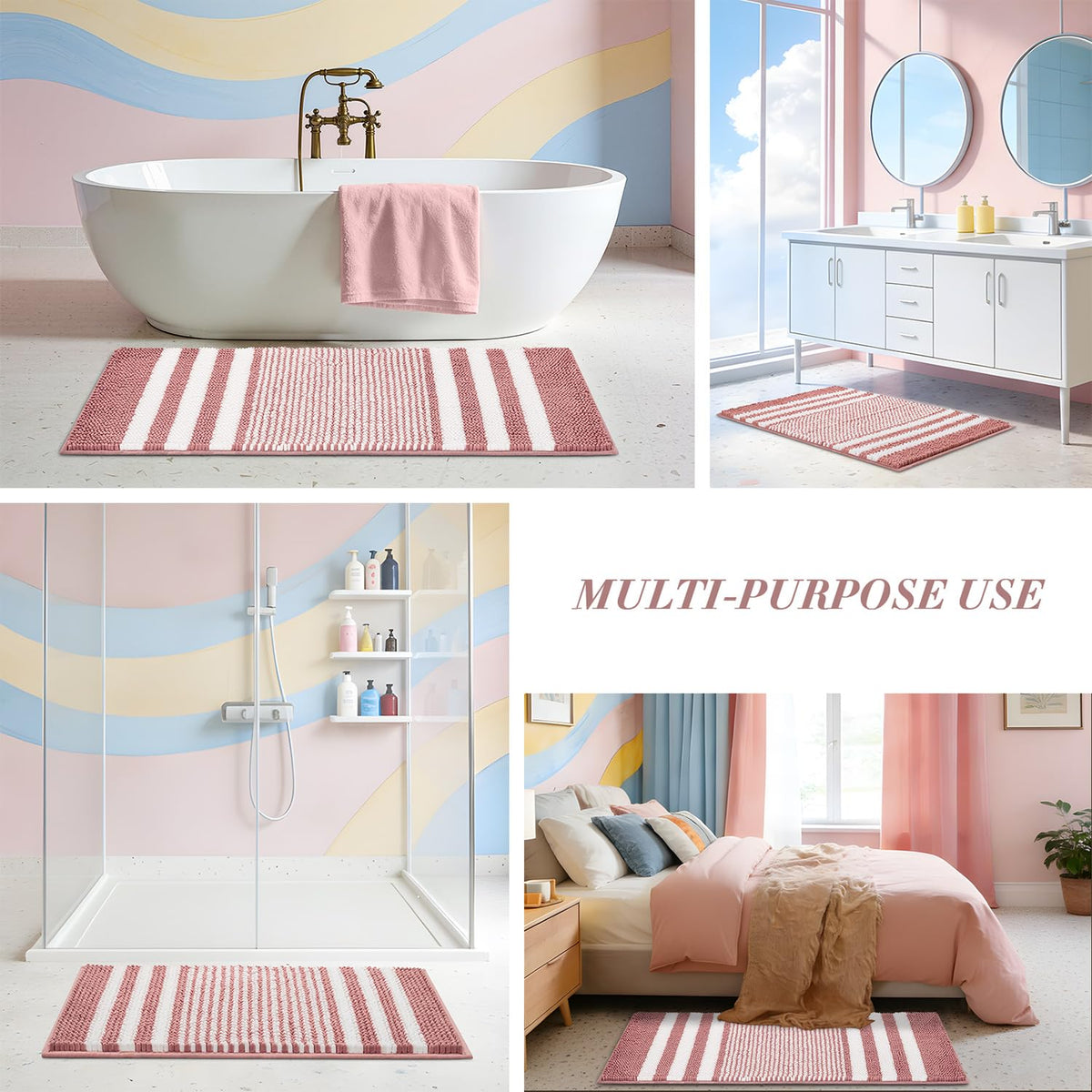 Large Bathroom Rugs Runner