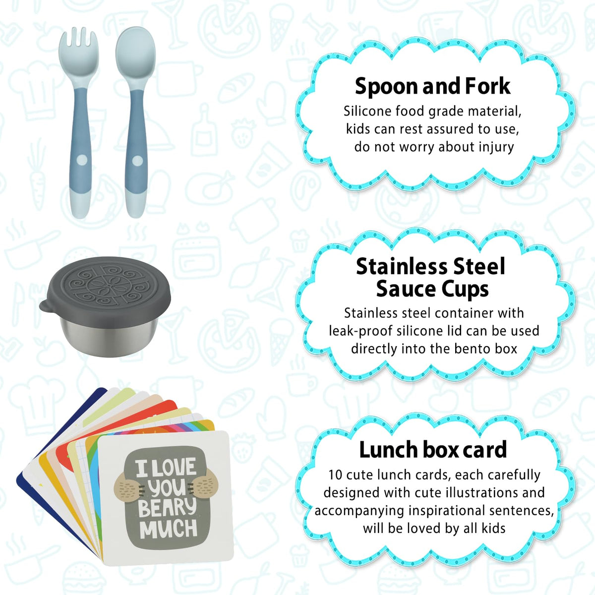 Bento Lunch Box for Kids with 12oz Soup Thermo Leak