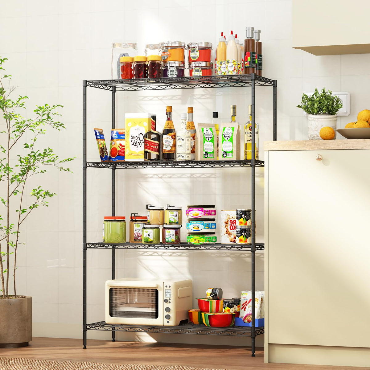 4 Tier Wire Shelf